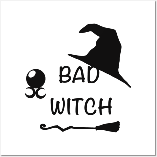 Bad witch Halloween gift idea Posters and Art